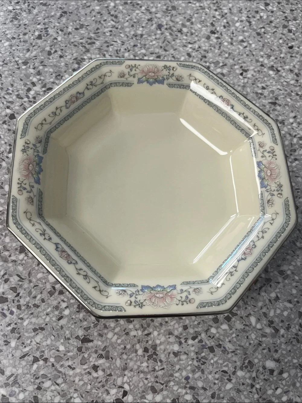 LENOX China Vintage Charleston Octagon Shape Candy Dish